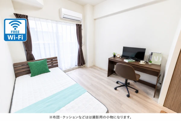 【大阪メトロ 九条 徒歩５歩】SステイGQ九条南｜Wi-Fi無料｜オートロック付き分譲マンション｜ペット可｜１K・シングルベッドの物件画像