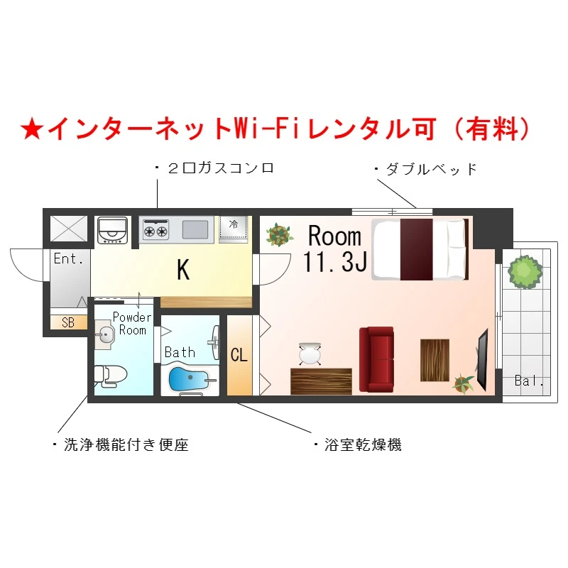 大阪府堺市堺区住吉橋町２丁 間取図