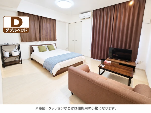 【南海本線 堺駅 徒歩５分】Sステイ堺駅前フェニックス通｜Wi-Fiレンタル可｜オートロック付き分譲マンション｜１K・ダブルベッドの物件画像
