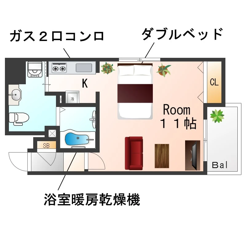 大阪府堺市堺区住吉橋町２丁 間取図