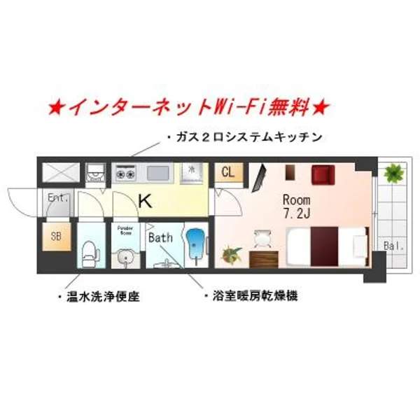 大阪府大阪市東成区深江北3丁目2-11 間取図