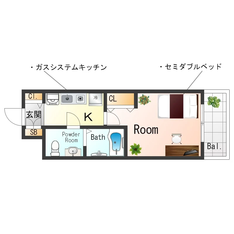 大阪府大阪市都島区東野田町１丁目 間取図
