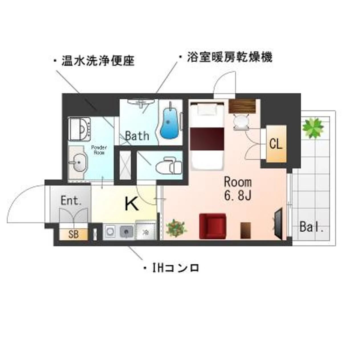 大阪府大阪市西区京町堀１丁目 内観写真
