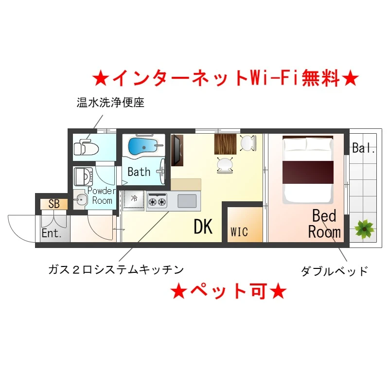 大阪府堺市堺区綾之町西１丁 間取図
