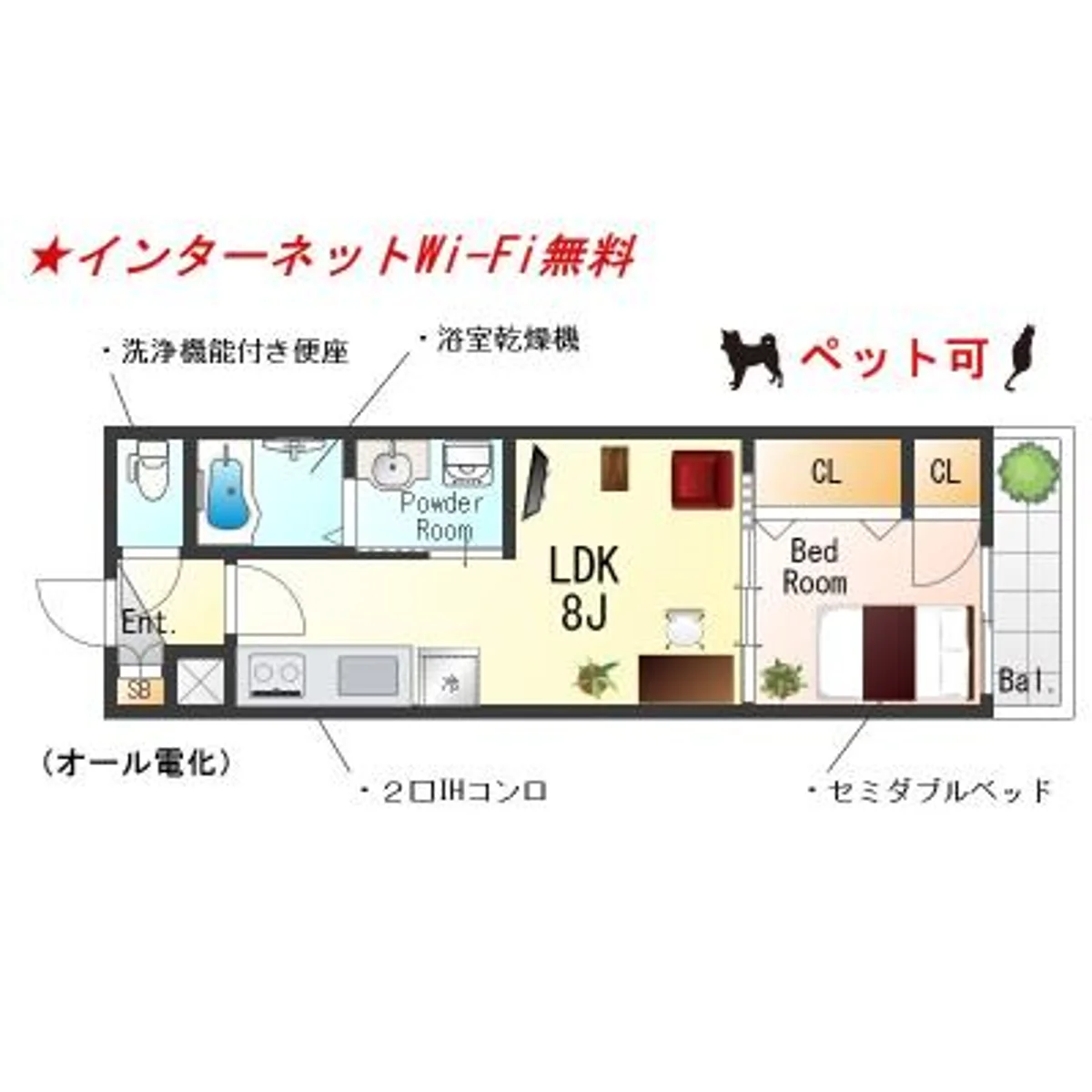 大阪府堺市西区浜寺諏訪森町中１丁 内観写真
