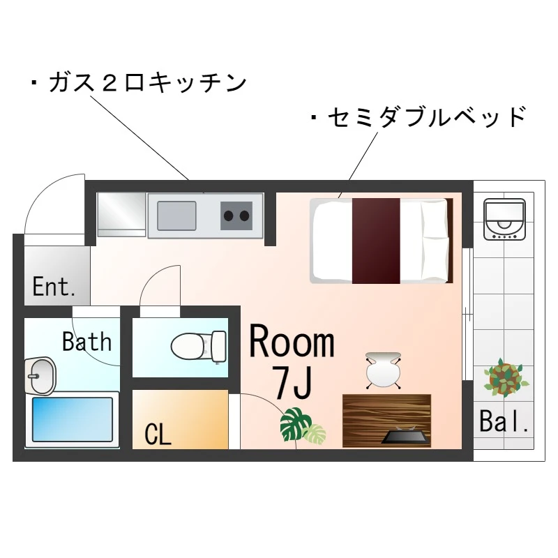 大阪府岸和田市春木旭町 間取図