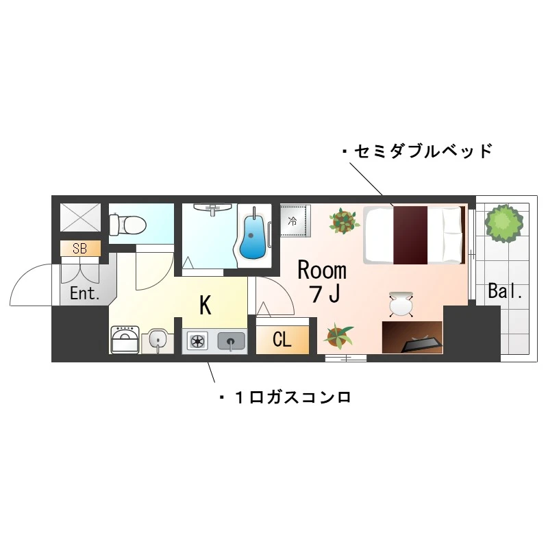 大阪府大阪市北区南森町２丁目 内観写真