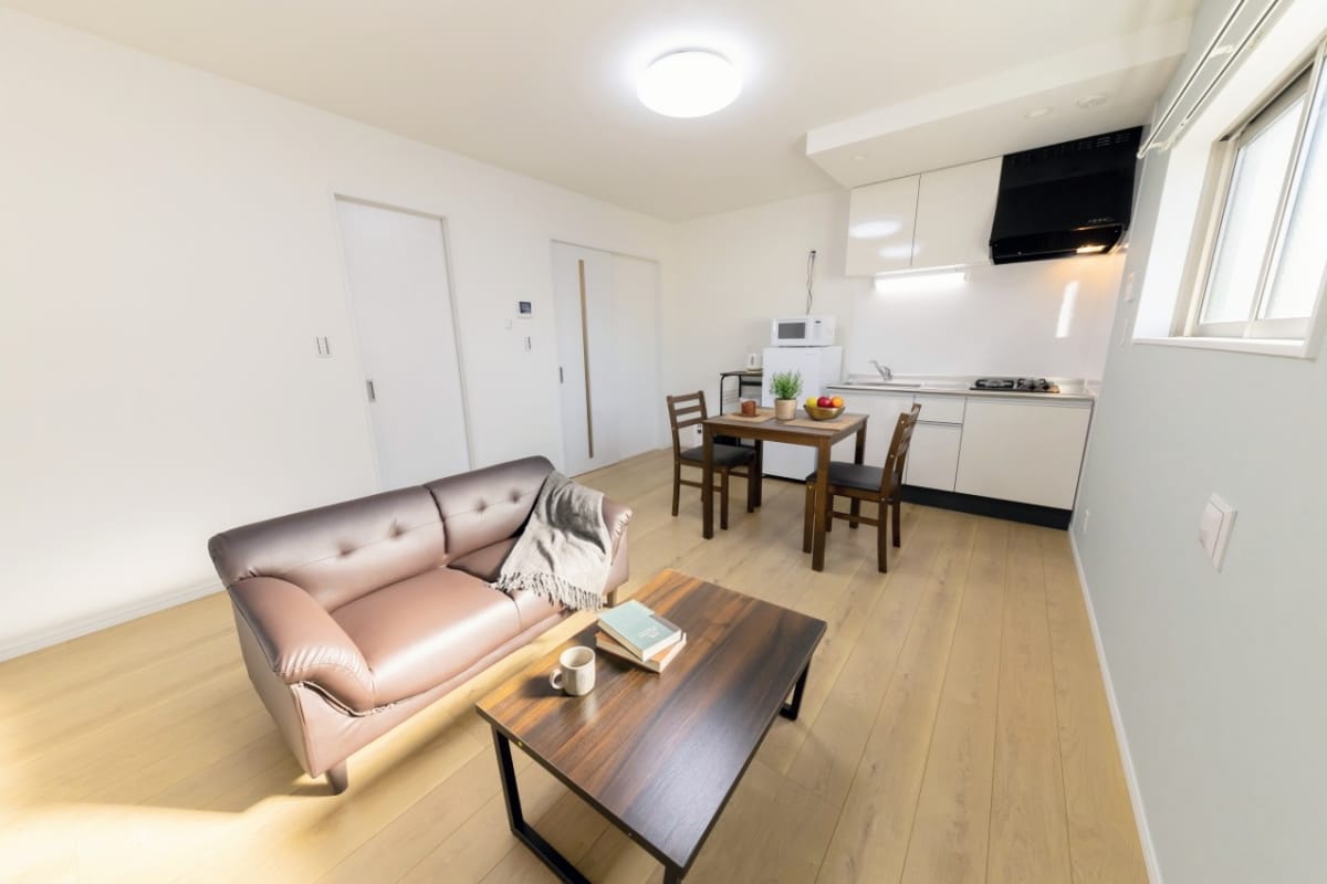  ★SステイGA泉佐野大西【禁煙ルーム・１LDK・Wi-Fi無料・ダブルベッド・1号タイプ】★2025年6月新築★独立洗面化粧台・浴室暖房乾燥機・追い焚き・ウォシュレット・ガス２口K★ペット可★