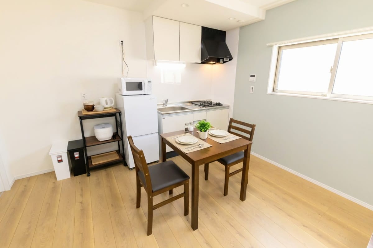  ★SステイGA泉佐野大西【禁煙ルーム・１LDK・Wi-Fi無料・ダブルベッド・1号タイプ】★2025年6月新築★独立洗面化粧台・浴室暖房乾燥機・追い焚き・ウォシュレット・ガス２口K★ペット可★