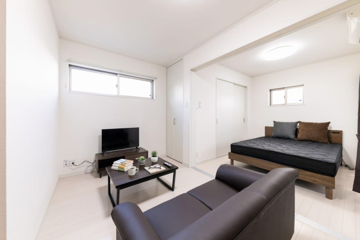 ★Sステイ堺みなとWEST【禁煙ルーム・１LDK・Wi-Fi無料・ダブルベッド・1号タイプ】★インターネットWi-Fi無料★ダブルベッド・ウォシュレット・ソファ★ペット可★