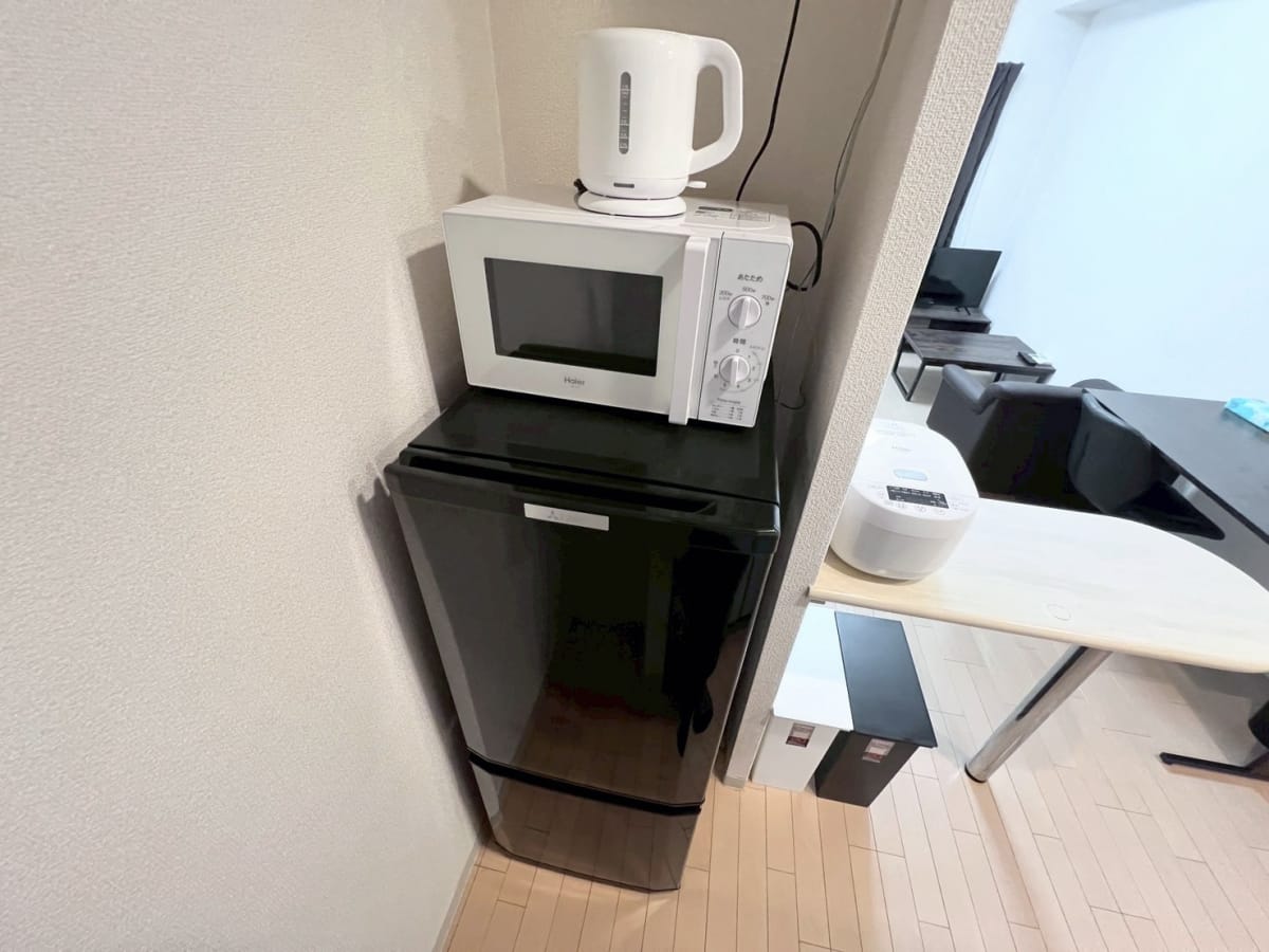 ★SステイCH堺筋本町【禁煙ルーム・１R・セミダブルベッド・】★インターネッ トWi-Fiレンタル可★独立洗面台・浴室乾燥機・温水洗浄便座・ガス2口キッチン など設備充実★