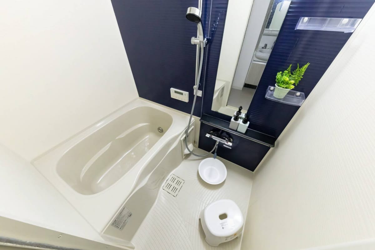  ★SステイPS北浜オリジン【禁煙ルーム・Wi-Fi無料・１LDK・ダブルベッド】★インターネットWi-Fi無料・浴室暖房乾燥機・独立洗面化粧台・ウォシュレット・ガス２口Kなど設備充実★