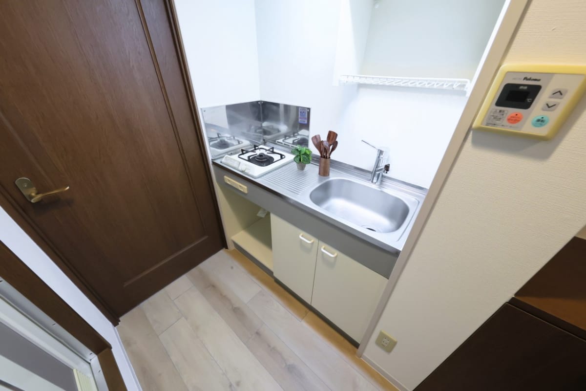  ★SステイPS西心斎橋・四ツ橋・桜川【禁煙ルーム・１K・セミダブルベッド・インターネットWi-Fiレンタル可】★バストイレセパ・ガスK・オートロック★