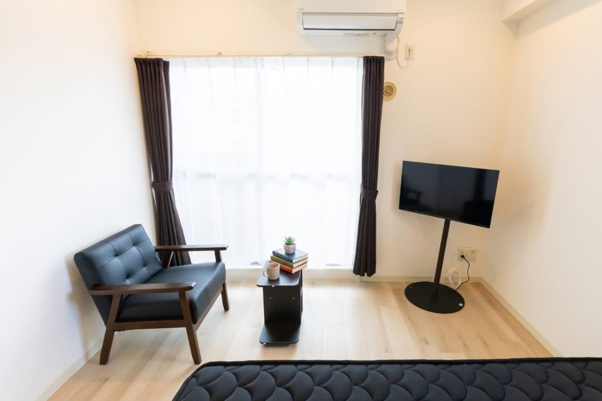  ★SステイWOB堺駅前【禁煙ルーム・１DK・セミダブルベッド】★インターネットWi-Fi無料★ウォシュレット・浴室乾燥機・独立洗面化粧台・ガス2口K・オートロックなど設備充実★ペット可★