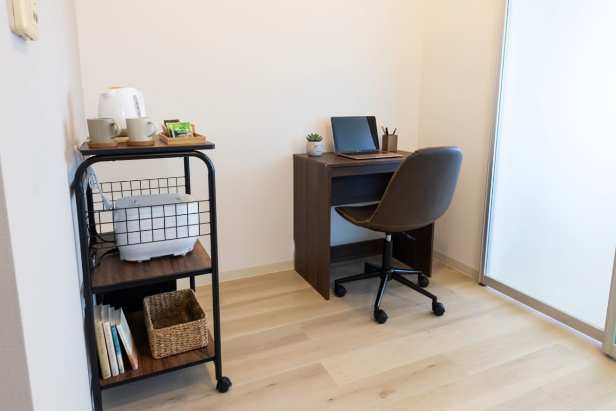  ★SステイWOB堺駅前【禁煙ルーム・１DK・セミダブルベッド】★インターネットWi-Fi無料★ウォシュレット・浴室乾燥機・独立洗面化粧台・ガス2口K・オートロックなど設備充実★ペット可★