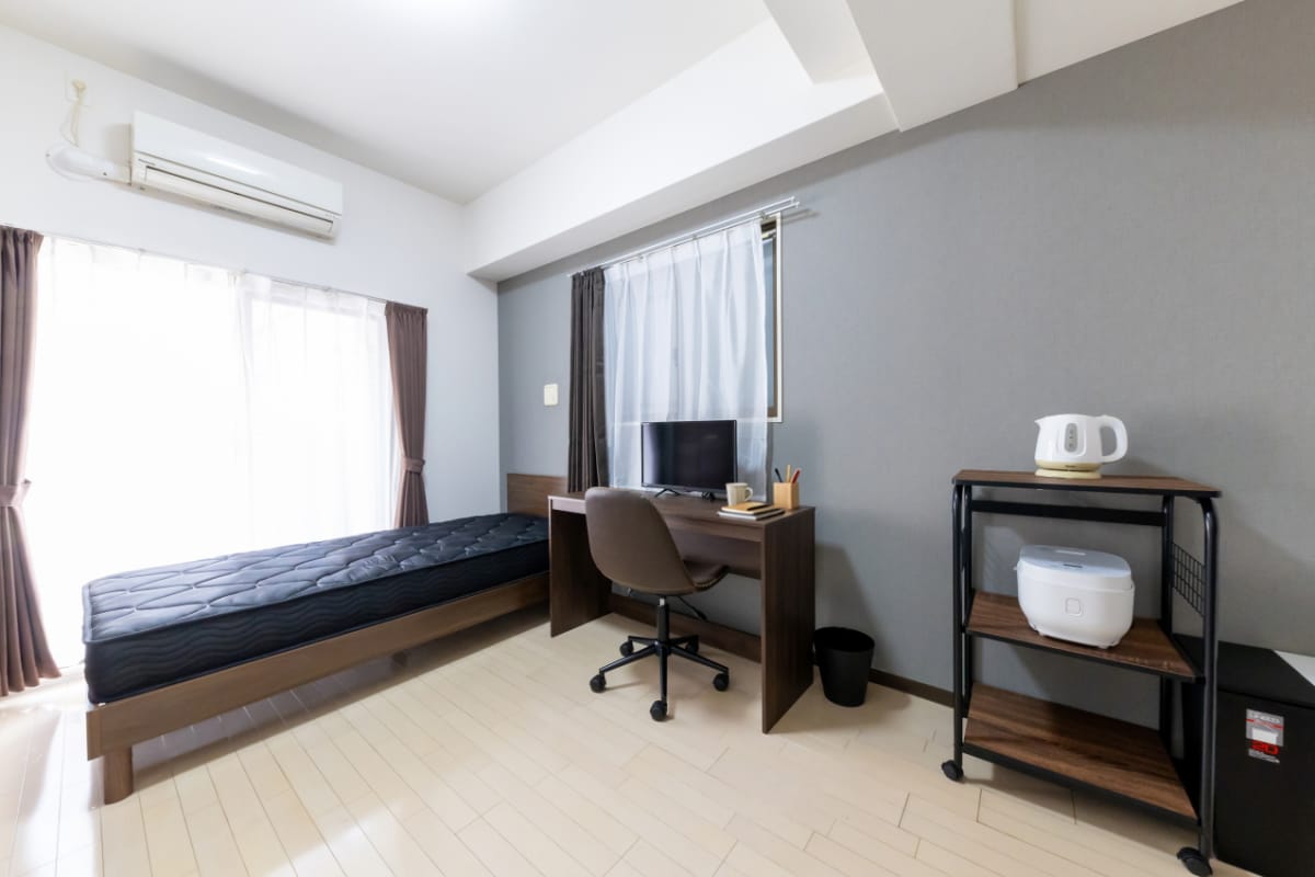  ★SステイLX難波EAST谷町九丁目【禁煙ルーム・１K・Wi-Fi無料】★独立洗面台・ウォシュレット・浴室乾燥機・ガス2口Kなど設備充実★