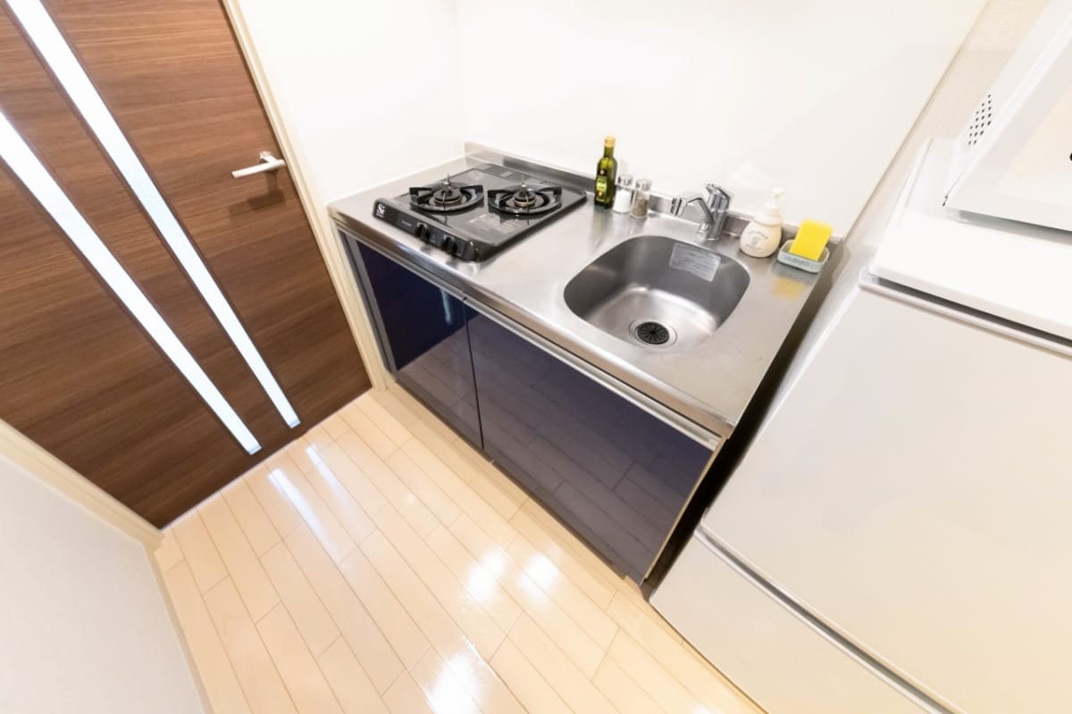  ★SステイLX難波EAST谷町九丁目【禁煙ルーム・１K・Wi-Fi無料】★独立洗面台・ウォシュレット・浴室乾燥機・ガス2口Kなど設備充実★