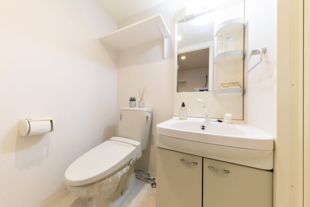  ★SステイLX難波EAST谷町九丁目【禁煙ルーム・１K・Wi-Fi無料】★独立洗面台・ウォシュレット・浴室乾燥機・ガス2口Kなど設備充実★