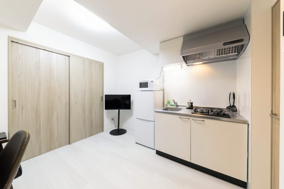 ★SステイAC堺綾之町【禁煙ルーム・1DK・Wi-Fi無料・セミダブルベッド】★2026年3月新築★独立洗面台・温水洗浄便座・ガス2口Kなど設備充実★ペット可★