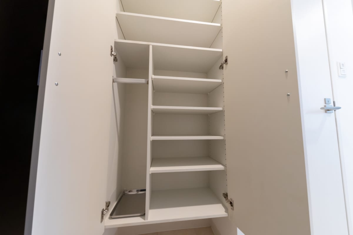 SステイEL難波レジデンス【禁煙ルーム・1K・Wi-Fi無料・セミダブルベッド】★ペット可・ウォシュレット・浴室乾 燥機・独立洗面台・ガス2口Kなど設備充実★