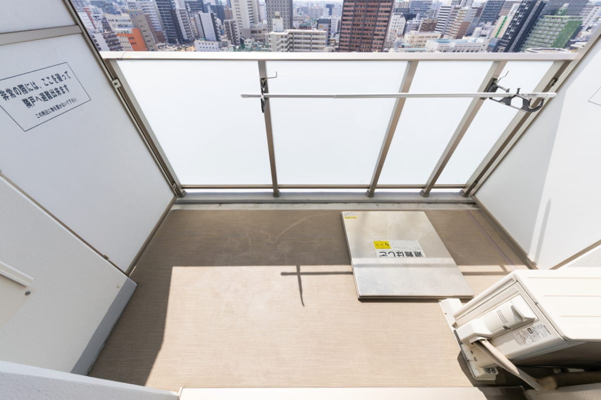 SステイEL難波レジデンス【禁煙ルーム・1K・Wi-Fi無料・セミダブルベッド】★ペット可・ウォシュレット・浴室乾 燥機・独立洗面台・ガス2口Kなど設備充実★