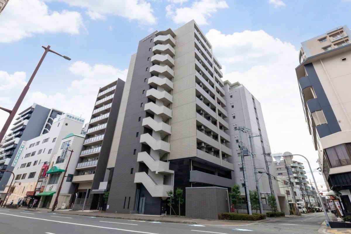 ★SステイEL江坂江の木町【禁煙ルーム・１K】★インターネットWi-Fiレンタル可 ★浴室乾燥機・ウォシュレット・独立洗面化粧台・ガス２口K・オートロックなど 設備充実★