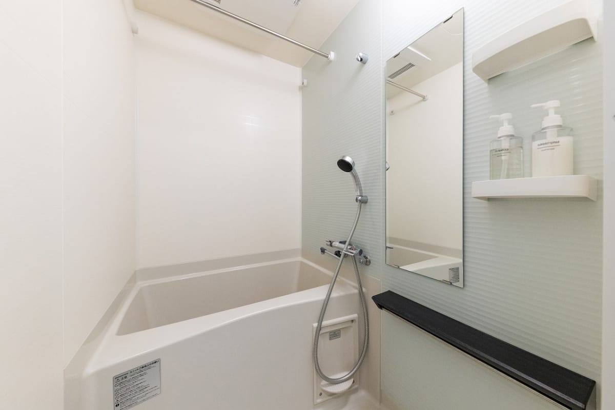 ★SステイRH淡路駅前【禁煙ルーム・1K・Wi-Fi無料・セミダブルベッド】★ウォシュレット・独立洗面化粧台・浴室乾燥・ガス2口K・オート ロックなど設備充実★ペット可★