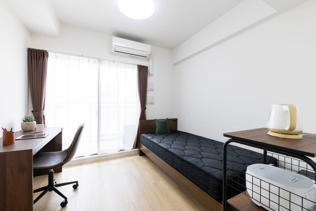 ★SステイEL京橋桜ノ宮公園【禁煙ルーム・１K・Wi-Fi無料】★浴室乾燥機・独立洗面台・ウォシュレット・ガス２口Kなど設備充実★ペット相談★