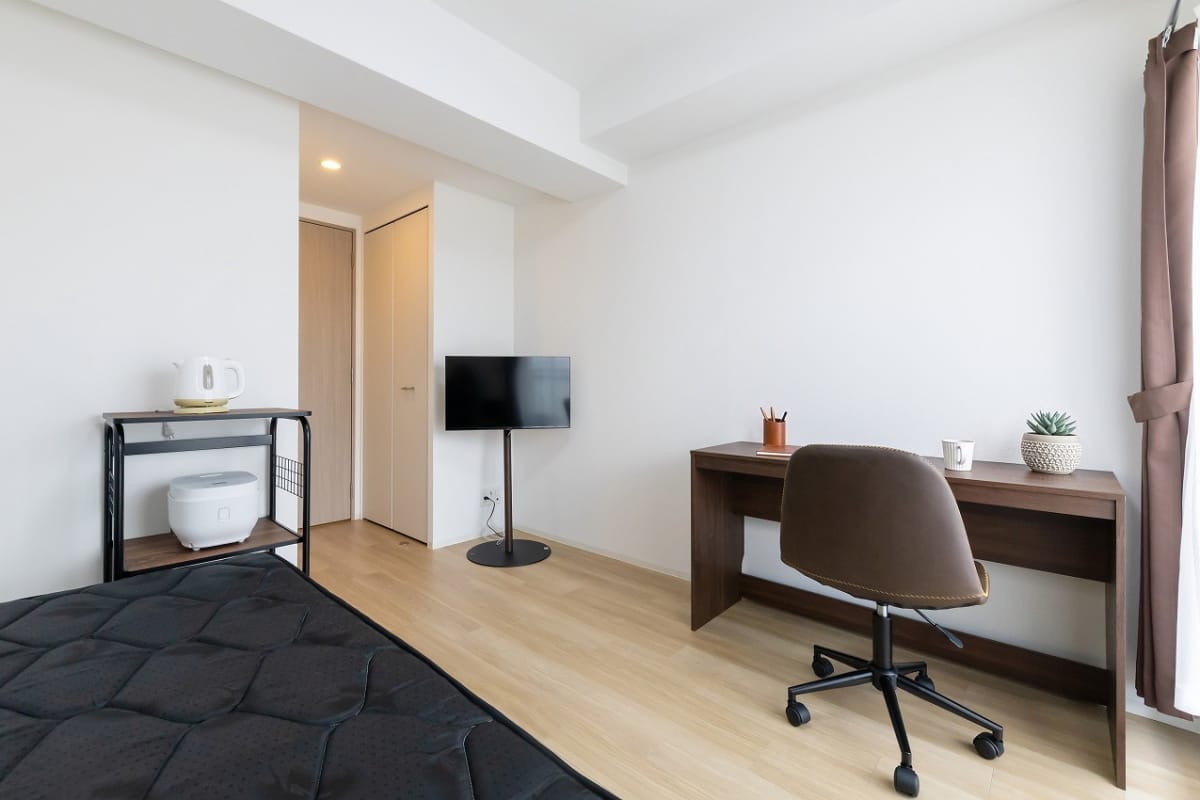 ★SステイEL京橋桜ノ宮公園【禁煙ルーム・１K・Wi-Fi無料】★浴室乾燥機・独立洗面台・ウォシュレット・ガス２口Kなど設備充実★ペット相談★